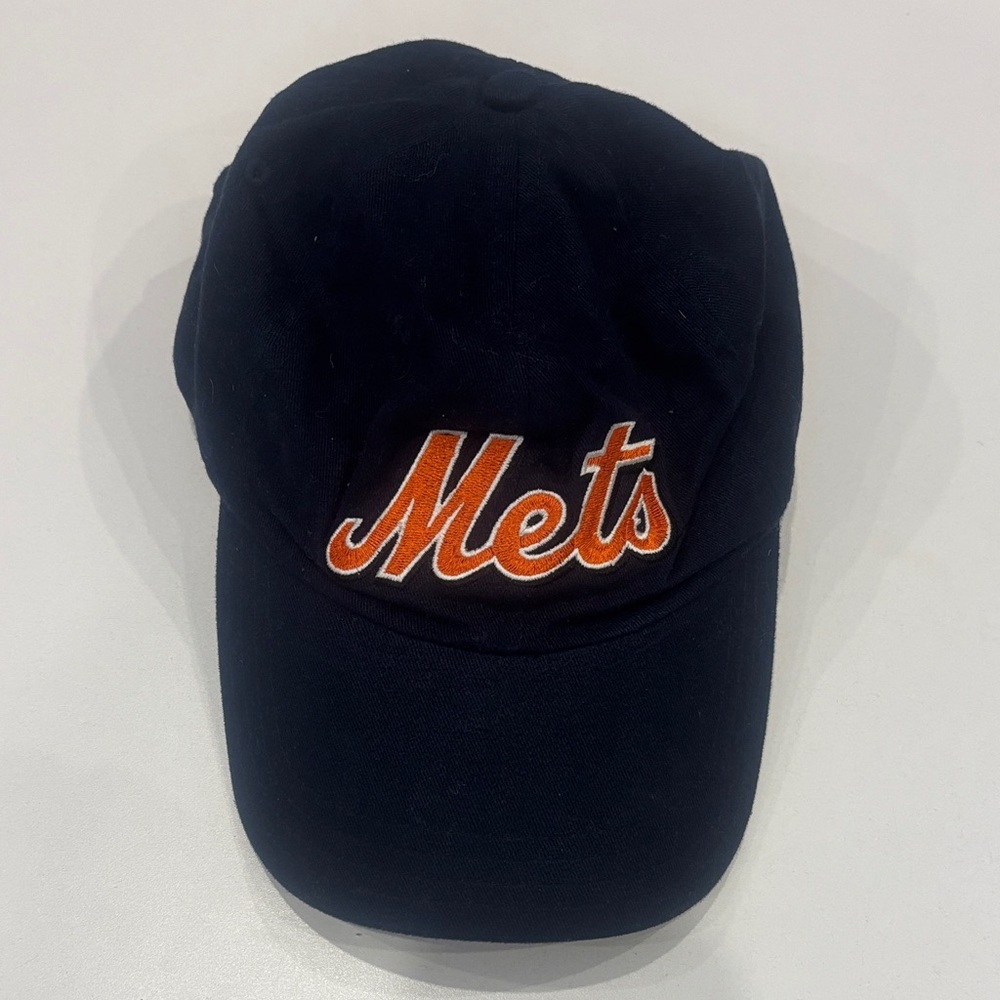 MLB NY Mets Chevrolet Navy and Orange Cap